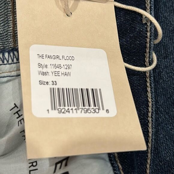 NWT MOTHER Women's The Fangirl Flood Jeans size 33 - Picture 8 of 14